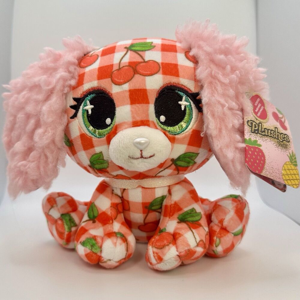 Gund P.Lushes Pets Juicy Jam Summer Cerise 6" Scented Plush NEW